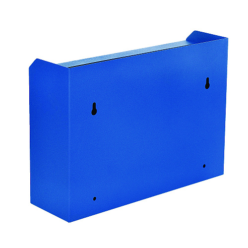 AdirOffice Medium Size Steel Multi-Purpose Secure Drop Box, 9.8 x 3.4 x 7.5, Blue (I63102BLU)