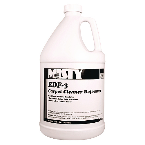 Misty EDF-3 Carpet Cleaner Defoamer, 1 gal Bottle, 4/Carton (1038773)