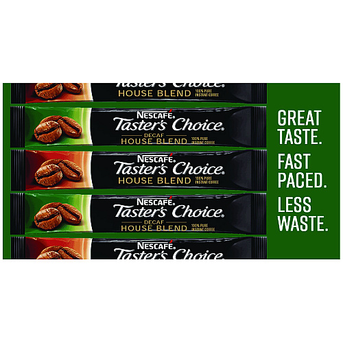 Nescaf Taster's Choice Stick Pack, Decaf, 0.06oz, 80/Box, 6 Boxes/Carton (66488CT)