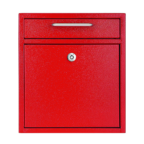 AdirOffice Medium Ultimate Wall Mounted Mail Box, 10.4 x 4.5 x 12, Red (I63105RED)