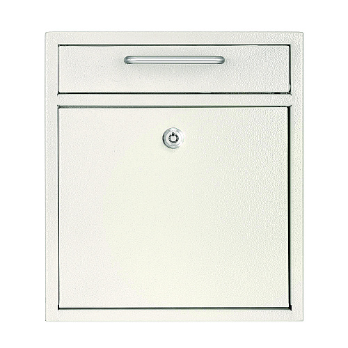 AdirOffice Medium Ultimate Wall Mounted Mail Box, 10.4 x 4.5 x 12, White (I63105WHI)