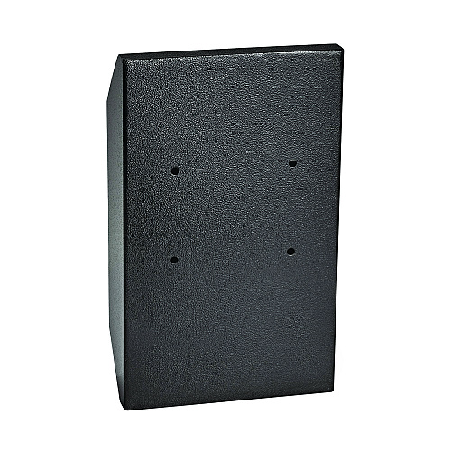 AdirOffice Heavy-Duty Weatherproof Secured Secure Drop Box, 10 x 4 x 16.3, Black (I63113BLK)