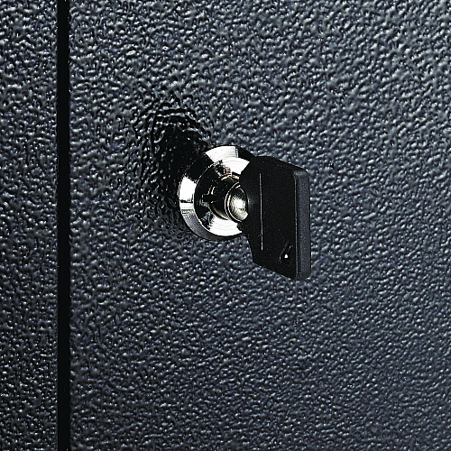 AdirOffice Heavy-Duty Weatherproof Secured Secure Drop Box, 10 x 4 x 16.3, Black (I63113BLK)