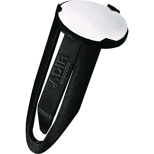 AdirOffice Clips for Plans, Blueprints, Maps and Posters, Small, Black, 50/Pack (I636)