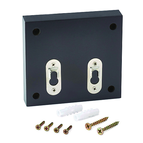 AdirOffice Squared Wood Locking Suggestion Box, 7.25 x 7.5 x 10, Medium Density Fiberboard, Black (I63201BLK)