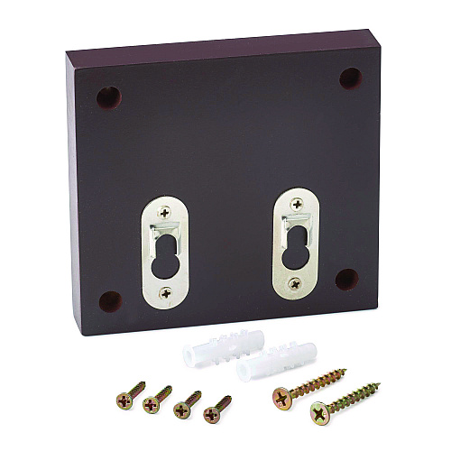 AdirOffice Squared Wood Locking Suggestion Box, 7.25 x 7.5 x 10, Medium Density Fiberboard, Mahogany (I63201MA)