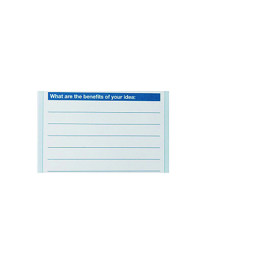 AdirOffice Suggestion Cards, 8.5 x 4, White, 50/Pack (I63350)