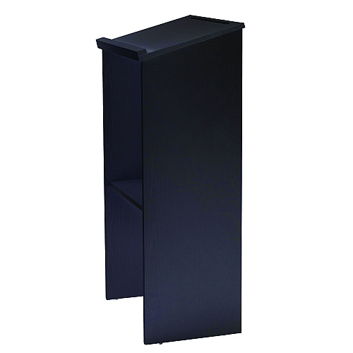 AdirOffice Wood Stand-up Podium Lectern Speaker Stand, 23 x 15 x 45.8, Black (I66101BLK)
