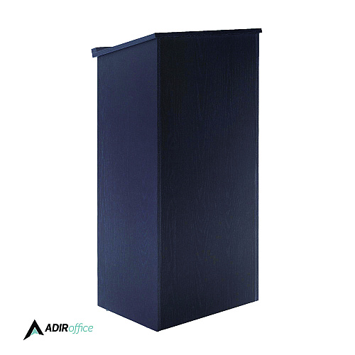 AdirOffice Wood Stand-up Podium Lectern Speaker Stand, 23 x 15 x 45.8, Black (I66101BLK)