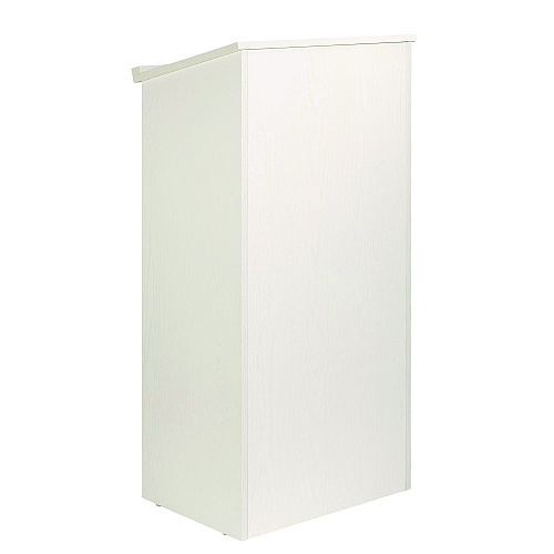 AdirOffice Wood Stand-up Podium Lectern Speaker Stand, 23 x 15 x 45.8, White (I66101WHI)