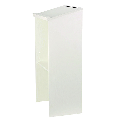AdirOffice Wood Stand-up Podium Lectern Speaker Stand, 23 x 15 x 45.8, White (I66101WHI)