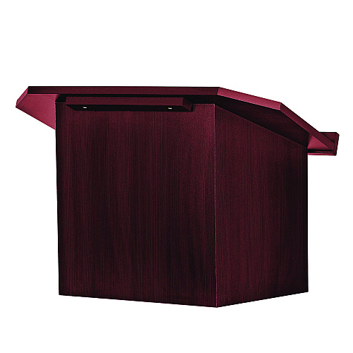 AdirOffice Foldable Tabletop Podium Lectern Speaker Stand, 27 x 16 x 19, Mahogany (I66105MA)
