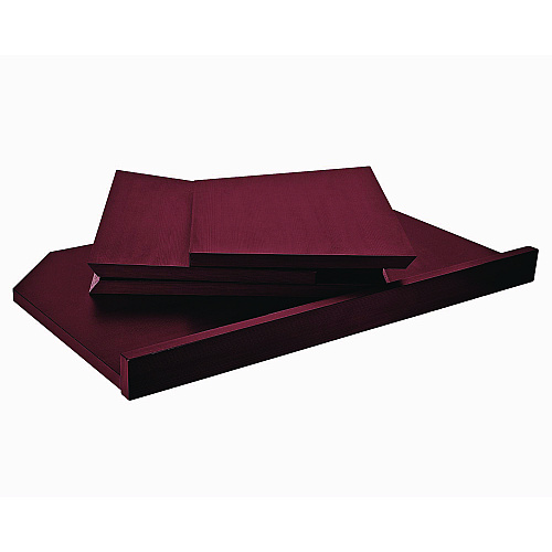 AdirOffice Foldable Tabletop Podium Lectern Speaker Stand, 27 x 16 x 19, Mahogany (I66105MA)