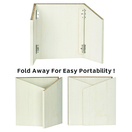 AdirOffice Foldable Tabletop Podium Lectern Speaker Stand, 27 x 16 x 19, White (I66105WHI)