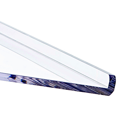 AdirOffice Acrylic Slanted Podium Lectern Speaker Stand, 26.75 x 12.5 x 47, Clear (I66103CLR)