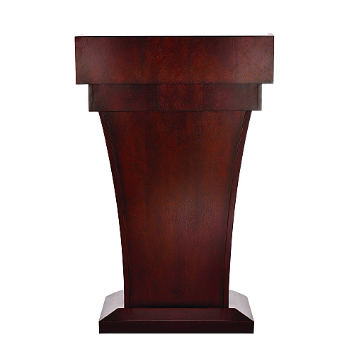 AdirOffice Wood Stand-Up Podium Lectern Speaker Stand with Drawer and Storage Area, 27.55 x 14 x 43.3, Cherry (I661012CH)