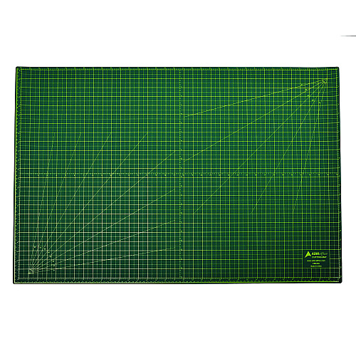 AdirOffice Reversible Self Healing Cutting Mat, 24 x 36, Green/Black (ICM2436)