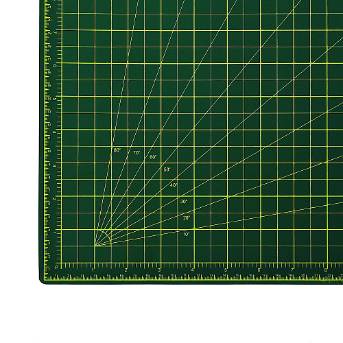 AdirOffice Reversible Self Healing Cutting Mat, 24 x 36, Green/Black (ICM2436)