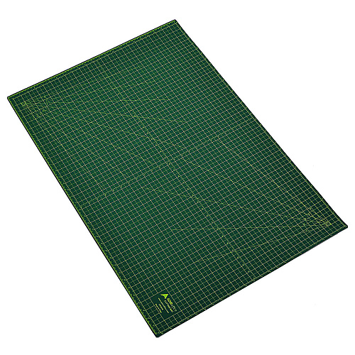AdirOffice Reversible Self Healing Cutting Mat, 24 x 36, Green/Black (ICM2436)