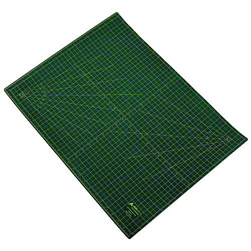 AdirOffice Reversible Self Healing Cutting Mat, 18 x 24, Green/Black (ICM1824)