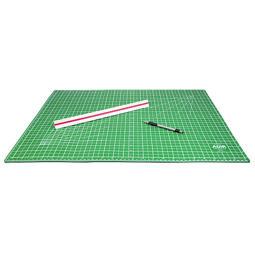 AdirOffice Reversible Self Healing Cutting Mat, 36 x 48, Green/Black (ICM3648)