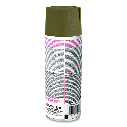 Rust-Oleum Camouflage Spray Paint, Flat Army Green, 12 oz Aerosol Can (279176)