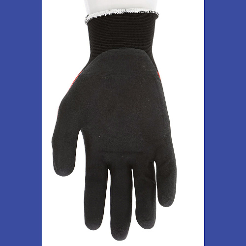 MCR Safety Ninja BNF N96970 Gloves, Medium, Black/Red, Dozen (N96970M)