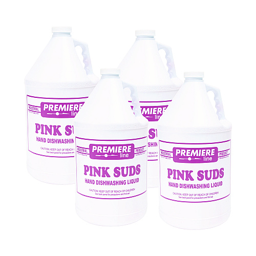Kess Premier Pink-Suds Pot and Pan Cleaner, 1 gal, Bottle, 4/Carton