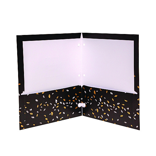 PUKKA PAD Two-Pocket Portfolio Folder, 1" Capacity, 9.6 x 11.9, Assorted Floral, 6/Pack (9108ROC)
