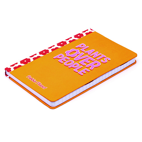 PUKKA PAD Soft Cover Eco Notebook, 1-Subject, Medium/College Rule, Orange/Pink Red/White, (96) 8.3 x 5.8 Sheets (9705SPP)