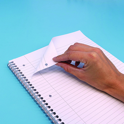 PUKKA PAD Letter Size Notebook, 1-Subject, Medium/College Rule, Silver with White Dots Cover, (50) 11 x 8.5 Sheets, 3/Pack (8750MET)