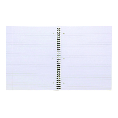 PUKKA PAD Letter Size Notebook, 1-Subject, Medium/College Rule, Metallic Green with White Dots Cover, (100) 11 x 8.5 Sheets, 3/Pack (8751MET)