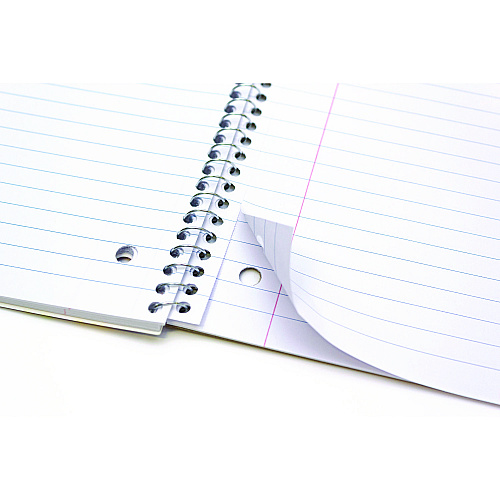 PUKKA PAD Letter Size 1-Subject Notebook, Medium/College Rule, Metallic Green Cover with White Dots, (50), 10.5 x 8 Sheets, 3/Pack (8795MET)