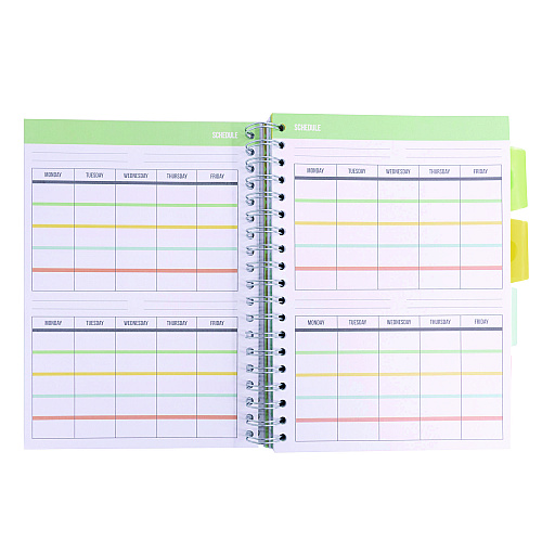 PUKKA PAD B5 Size Project Book, 4-Subject, Gray/White Study Book Cover, (100) 9.8 x 6.9 Sheets (9824STU)