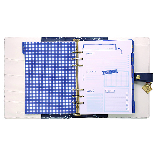 PUKKA PAD A5 Planner, Color Wash, 10.24 x 9.25, Blue/Green/Red/Yellow Cover, 12-Month (9179CD)