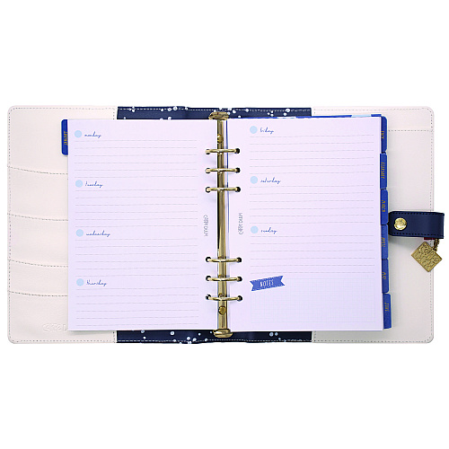 PUKKA PAD A5 Planner, Color Wash, 10.24 x 9.25, Blue/Green/Red/Yellow Cover, 12-Month (9179CD)