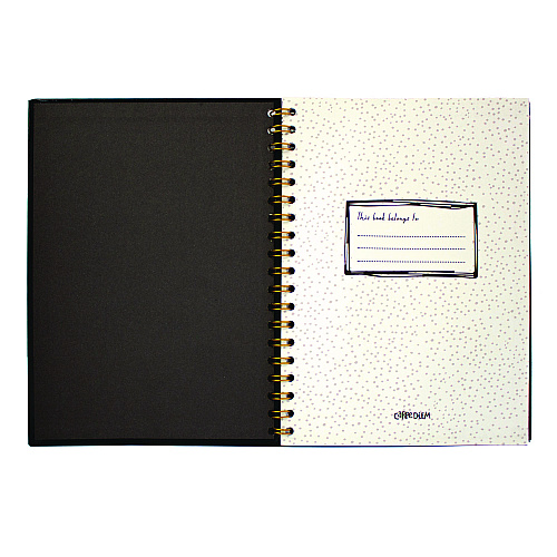 PUKKA PAD B5 Size Notebook, 1 -Subject, Medium/College Rule, Black Cover, (80) 9.8 x 6.9 Sheets, 3/Pack (9375CD)