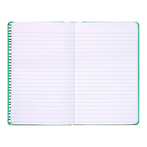 PUKKA PAD Soft Cover Eco Notebook, 1-Subject, Medium/College Rule, Turquoise/Multicolor Cover, (96) 8.3 x 5.8 Sheets (9703SPP)