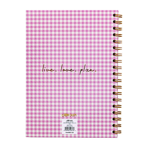 PUKKA PAD B5 Size Notebook, 1 -Subject, Medium/College Rule, Pink Cover, (80) 6.9 x 4.9 Sheets, 3/Pack (9377CD)