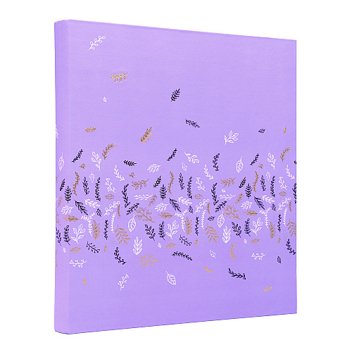 PUKKA PAD Rollbound Binder, 3 Rings, 1" Capacity, 11 x 8.5, Lilac/Black/Gold/White (9643ROC)