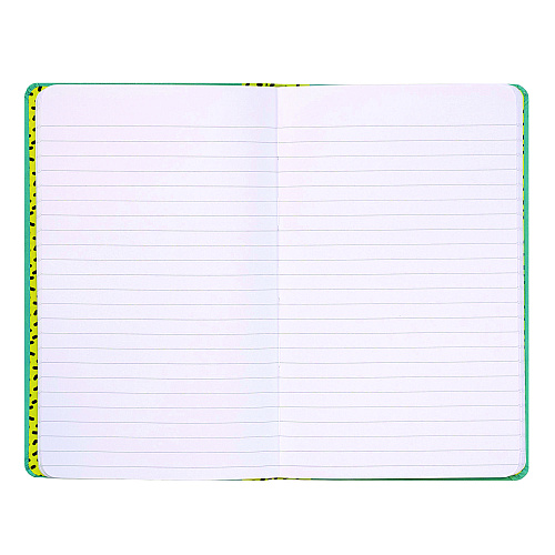PUKKA PAD Soft Cover Eco Notebook, 1-Subject, Medium/College Rule, Turquoise/Black/White/Yellow Cover, (96) 8.3 x 5.8 Sheets (9707SPP)