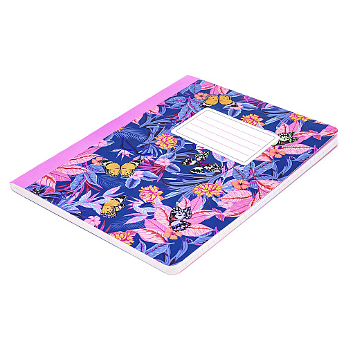 PUKKA PAD Composition Book, Medium/College Rule, Assorted Bloom Covers, (70) 9.75 x 7.5 Sheets, 3/Pack (9516BLM)