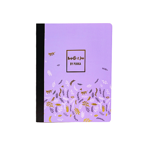 PUKKA PAD Composition Book, Medium/College Rule, Assorted Floral Covers, (70) 9.75 x 7.5 Sheets, 3/Pack (9107ROC)