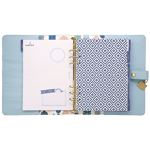 PUKKA PAD A5 Planner, 10.24 x 9.25, Blue Cover, 12-Month (9164CD)
