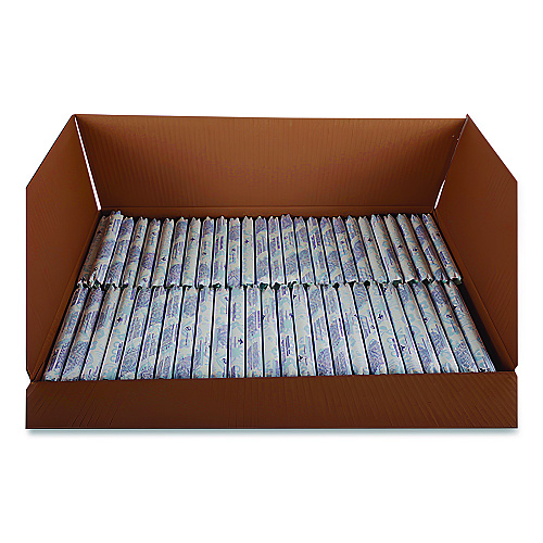 Royalty Distribution Premier Tampons for Vending Units, Regular Absorbency, 500/Carton (RP500T)