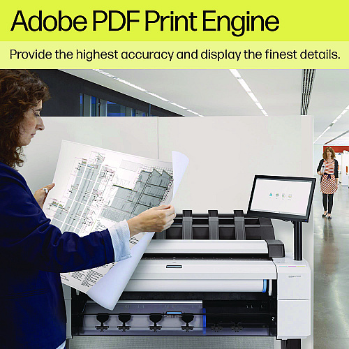 HP DesignJet T2600 36" Wireless Wide Format Inkjet Printer (3EK15B)