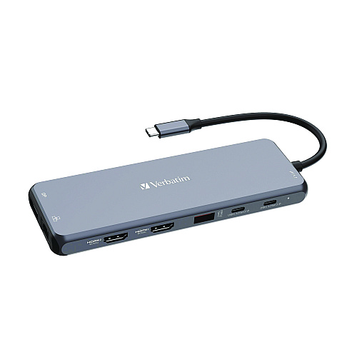 Verbatim USB-C Pro Multiport Hub CMH 13Port, Gray (32153)