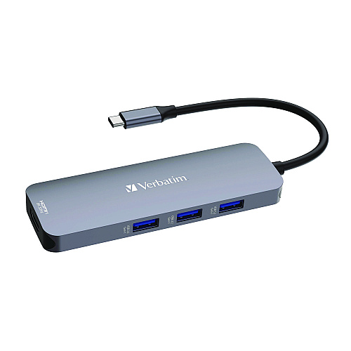 Verbatim USB-C Pro Multiport Hub8 Port, Gray (32151)