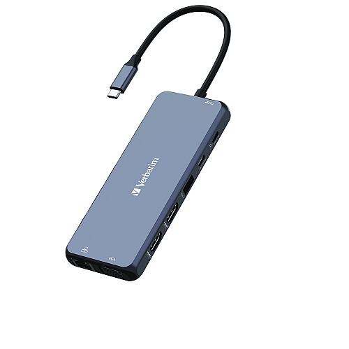 Verbatim USB-C Pro Multiport Hub14 Port, Gray (32154)
