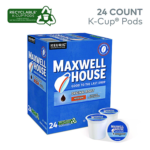 Maxwell House Original Roast K-Cups, 96/Carton (5469CT)